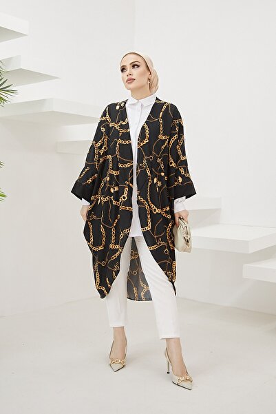 MODAEFA Zincir Desen Kimono