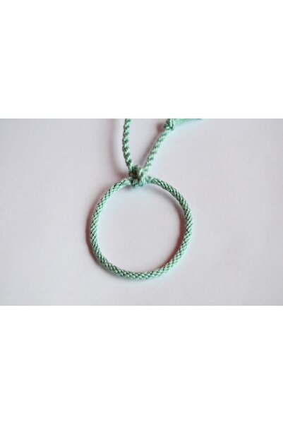 Bidüğüm سوار محظوظ مصنوع يدويًا باللون الفيروزي الفاتح - ألوان قابلة للتعديل ...