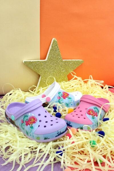 sepona Papuci unisex pentru copii cu caracter sirenă