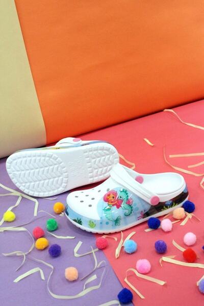 sepona Papuci unisex pentru copii cu caracter sirenă