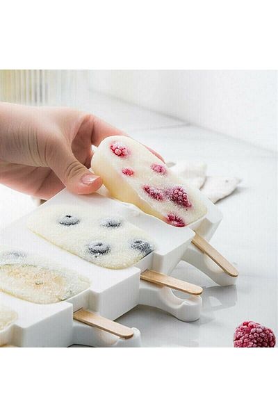 KÜÇÜK EW Silicone Magnum Ice Cream Mold And Gift Ice Cream Stick