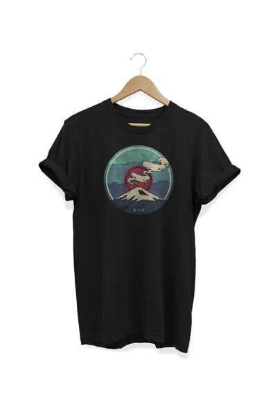 WİDİ Planina Štampano Crna T-shirt