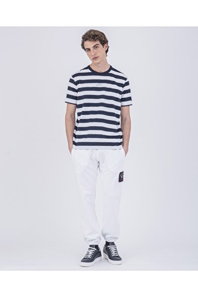 PAUL&SHARK Ανδρικό πλεκτό μπλουζάκι C.w. Βαμβάκι