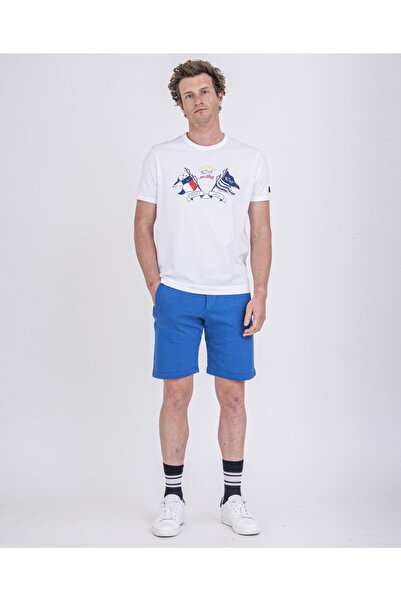 PAUL&SHARK Ανδρικό πλεκτό μπλουζάκι C.w. Βαμβάκι