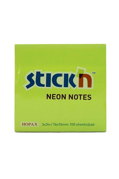 Gıpta Stick'n Adhesive Note Paper 76*76 Mm 100 Sheets Green