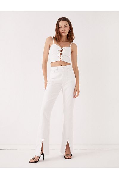 Koton Ψηλόμεση Flare Leg Jeans Victoria Jean