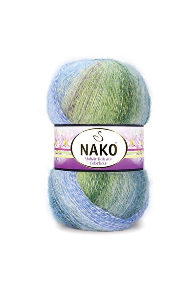 NAKO Mohaır Delıcate Colorflow Örgü İpi 07248