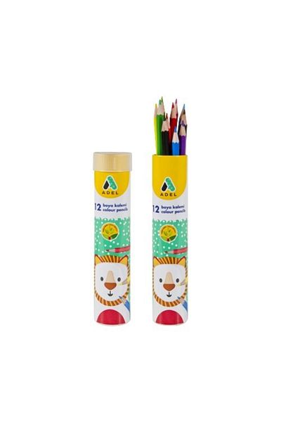 Adel Metal Tup Paint Pen 12 Colors Full Size