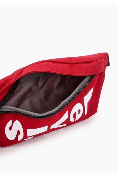 Levi's Men's Small Banana Sling Red Waist Bag - Wordmark -3800501230