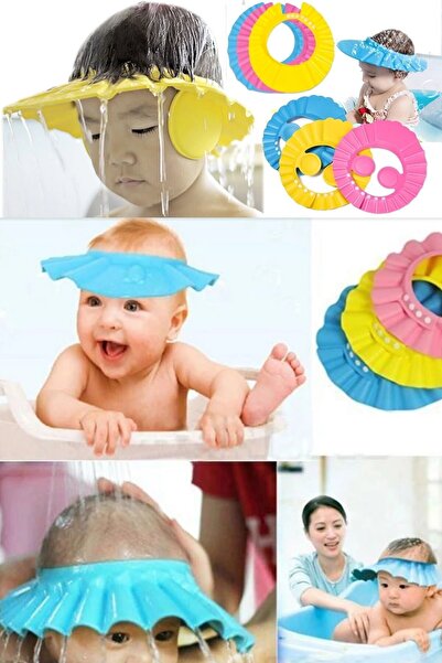 HERFİE Ayarlanabilir Banyo Koruyucu Silikon Hijyenik Su Geçirmez Banyo Şapkas...