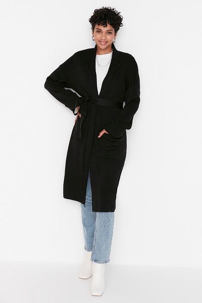 Trendyol Modest Cardigan - Black - Regular fit