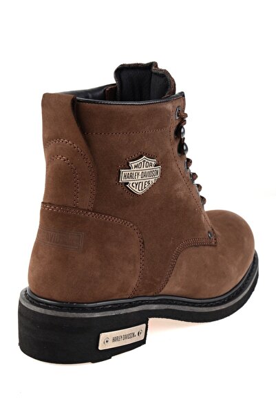 Harley Davidson Gibson Motor Cycles Hakiki Deri Erkek Bot