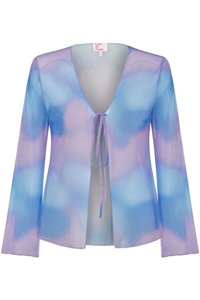 Love On Friday Wıng Gömlek (lila Tie-dye)