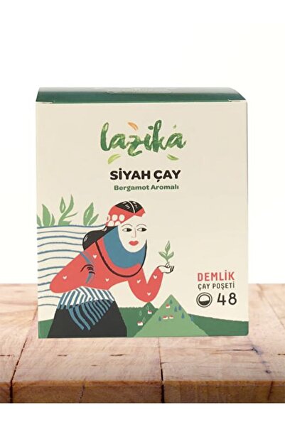 NEBYAN DOĞAL Lazika Siyah Çay Bergamot Demlik Paketli