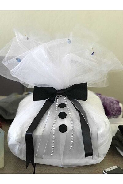 ecrin tuhafiye hobi Pratik Süslü Damat Bohça Süsü