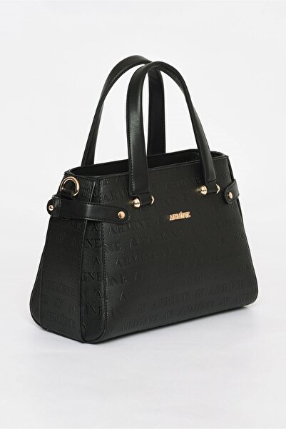 Armine Kadın Çanta Siyah Lazer Baskı - 172