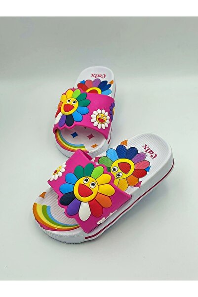 Clax Kız Bebek Terlik Kabartma Desen (küçük Kalıp 1 Numara Büyük Alınız)