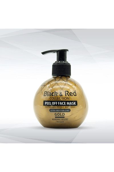 Black Red Black & Red Gold Silicone Peel Of Face Mask 250 Ml