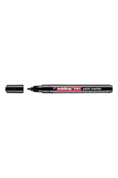 Edding 791 Çok Amaçlı Örtücü Boyama Dekorasyon Markörü 1-2 Mm Siyah