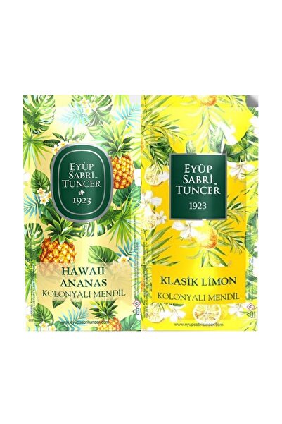 Eyüp Sabri Tuncer Kolonyalı Mendil 50 Adet 2x25