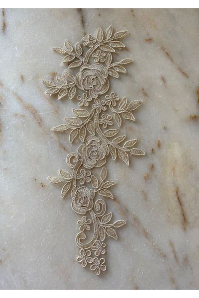 Öztürk Applique French Guipure. 15x35.5cm. Single.