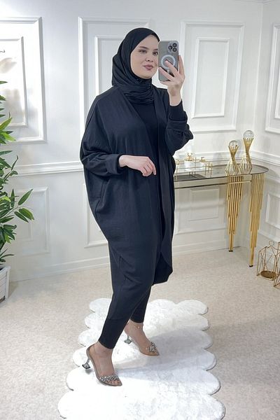 Aşkı Endam Belinda Magic Ayrobin Cardigan - Black