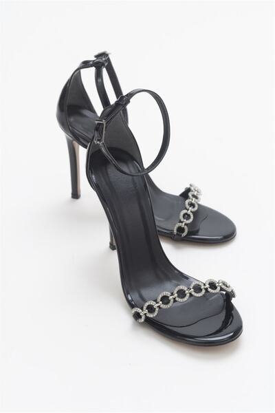 AYAKKABI PRENSİ Pantofi clasici cu toc pentru femei Larisa Stoned din piele n...