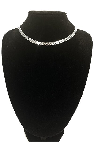 MOSSMOUR Kadın Gold Renk Başak Zincir