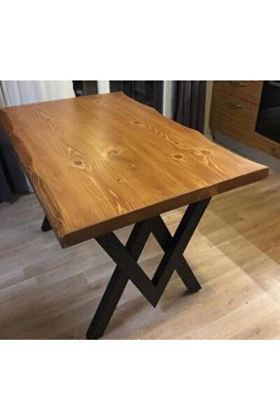 MUTLUHOME Siyah Mermer Desen Masa Puf Takımı Mermer Desen 70x120 Cm Masa 2 pu...