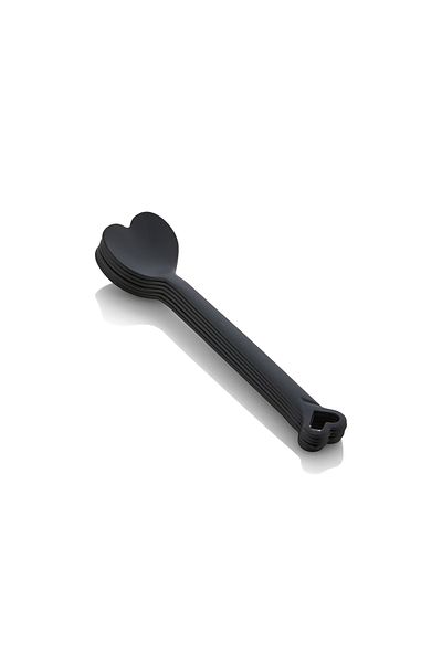 İLİVA 6-Piece Black Luxury Teaspoon Set - Special Design