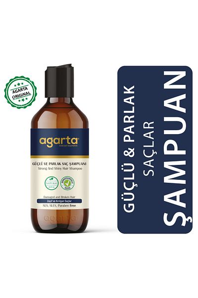 Agarta Natural Shampoo for Strong and Shiny Hair 400 ml