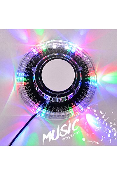 ALKESE Otomatik Dönen Led Parti Işığı Sahne Işığı Rgb Led Ktv Bar Için Düğün ...