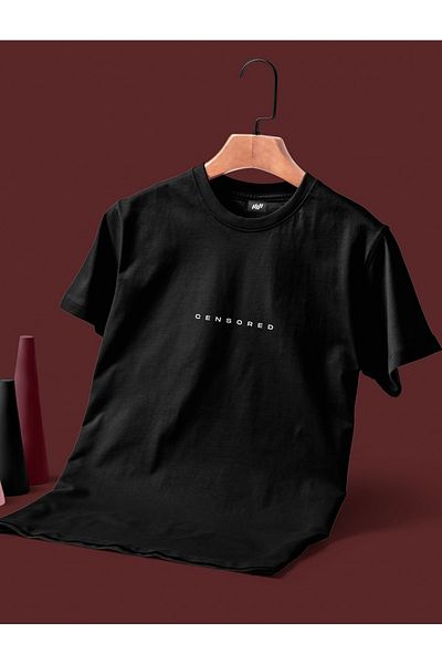 FANBOX SHOP Printed Unisex Black T-shirt
