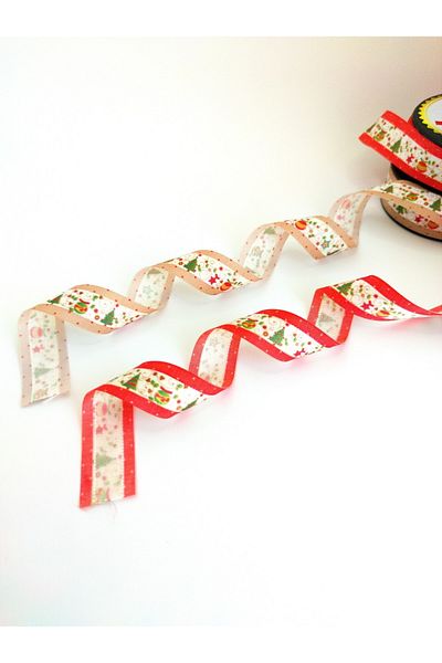 Pamuk Atölye Коледна панделка Grosgrain 3 метра 2,5 см