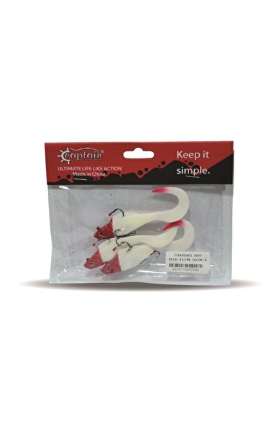 CAPTAIN 3559 Pencil Soft 10cm 12,5gr Turna Levrek Silikonu 3'lü Paket