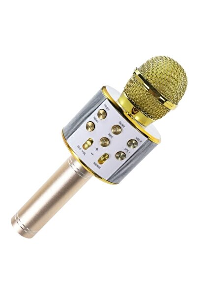 Genel Markalar As-m09 Karaoke Mikrofon Dahili Hoparlörlü Usb Flash Destekli