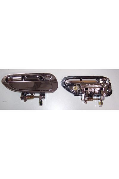 İthal Honda Accord 99/00 مقبض فتح خارجي للباب الأمامي - يسار مطلي بالنيكل (tw)