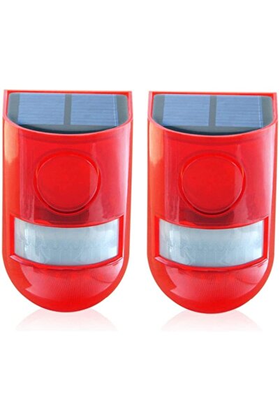 gaman 2 Adet Bağ Bahçe Çiftlik Için Güneş Enerjili Uyarı Işıklı 129 Desibel D...