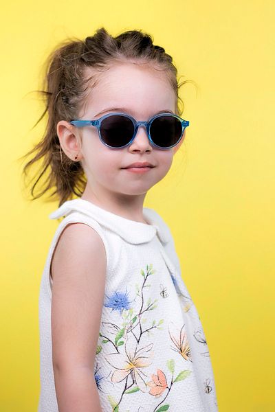 LUNOX Polarized Blue Sunglasses for 1-3 Years Old Children