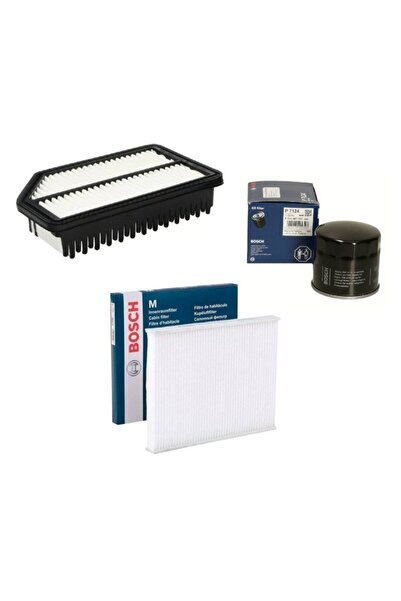 Bosch Hyundai Accent Blue 1.4 Cvvt 3'lü Filtre Seti 80kw G4fa 2011 2016