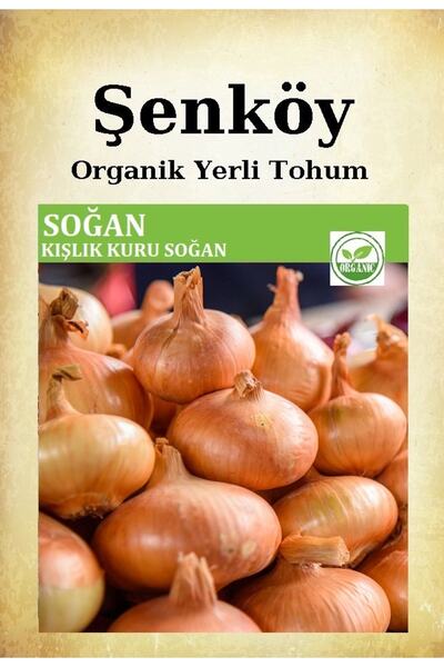 Şenköy Yerli Kışlık Kuru Soğan Tohumu Doğal Ata Soğan Tohumu Pakette 10 Gr 27...