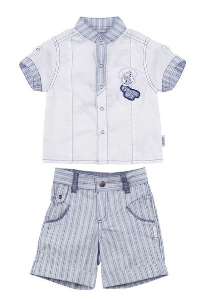 andywawa 9 - 12 Months, One Size, Baby Boy Shirt and Shorts Bermuda Set