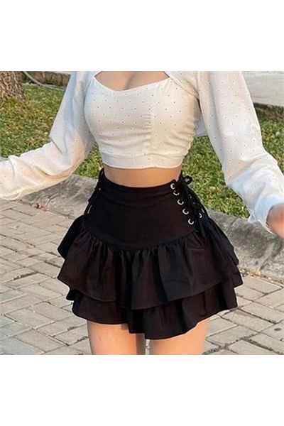 Köstebek Harajuku Fashion Gothic Streetwear Skirt
