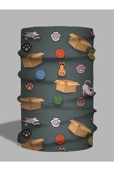 BAF Cat Patterned Neck Collar -