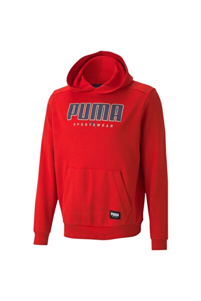 Puma Чоловічий худі Athletics Чоловічий світшот 58345611 Червоний
