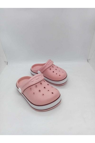 AkınalBellaa Girl's Powder Summer Lighted Sole Crocs Slippers Sandals