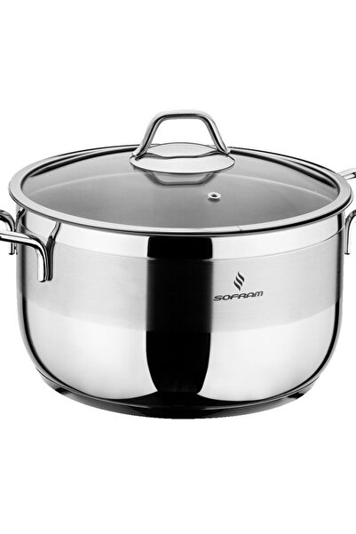 Sofram Stainless Steel Cooking Pot With Lid 30cm