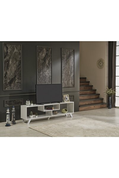 Homedora Parma Tv Sehpası Beyaz
