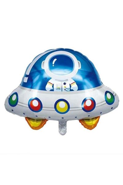 BALONBURADA Ufo Spaceship Foil Balloon Cosmic Galaxy Spaceship Foil Balloon