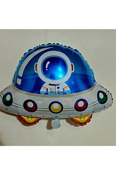 BALONBURADA Ufo Spaceship Foil Balloon Cosmic Galaxy Spaceship Foil Balloon